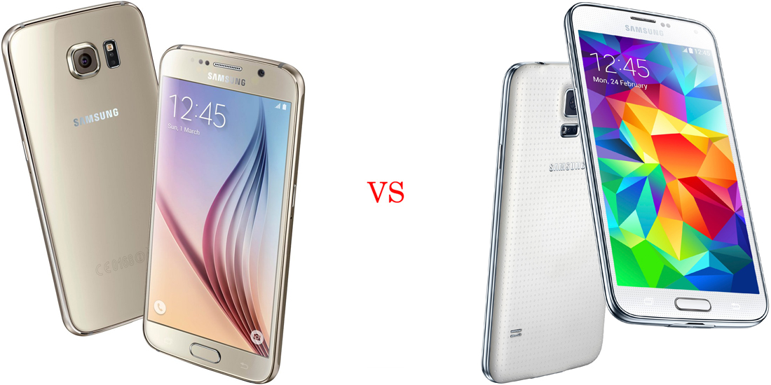 Samsung Galaxy S6 versus Samsung Galaxy S5 3